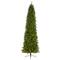 10ft. Pre-Lit Green Mountain Pine Artificial Christmas Tree, Clear LED Lights